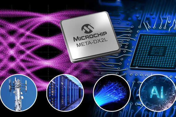 ไมโครชิพเปิดตัว Ethernet PHY 1.6T